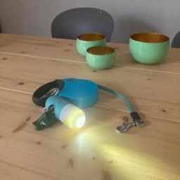 Kotbeutelspender mit Taschenlampe
