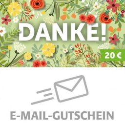 20,- Euro Online-Geschenkgutschein DANKE!