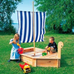 Sandkasten Störtebeker mit Segel