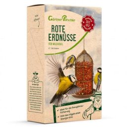 Rote Futter-Erdnüsse für Wildvögel, 750 g