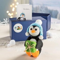 Geschenkset Pinguin Theo Filz