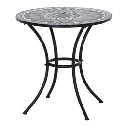 Bistrotisch Mosaik, Stahlgestell mit ca. 60 cm Tischplatte