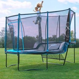 Infinity Trampolin, blau/schwarz