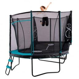 Leiter für Infinity Trampolin, blau/schwarz