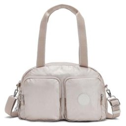 Kipling Basic Plus Cool Defea Schultertasche 33 cm Umhängetaschen Silber Damen