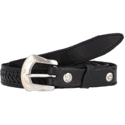 Campomaggi Gürtel Leder Schwarz Damen