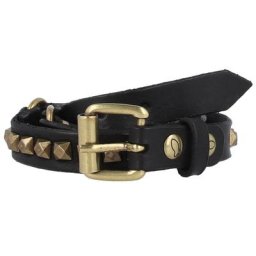 Campomaggi Gürtel Leder Schwarz Damen