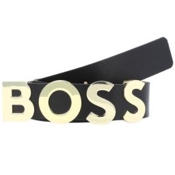 Hugo Boss Bold Gürtel Leder Schwarz Damen