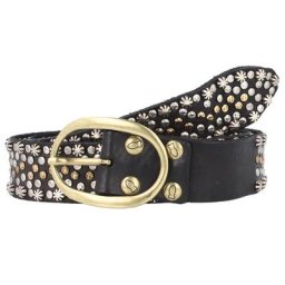 Campomaggi Gürtel Leder Schwarz Damen