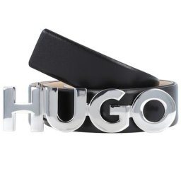 Hugo Boss Zula Gürtel Leder Schwarz Damen