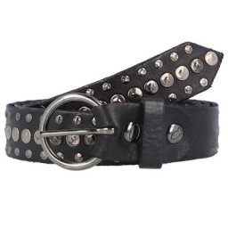 Campomaggi Gürtel Leder Schwarz Damen