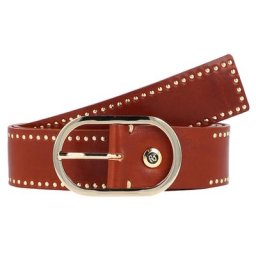 b.belt Fiesta Nietengürtel Leder Gürtel Braun Damen