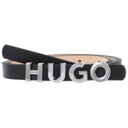 Hugo Boss Zula Gürtel Leder Schwarz Damen