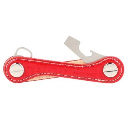 Keykeepa Leather Schlüsselmanager Leder 1-12 Schlüssel Schlüsselanhänger- & Etuis Rot