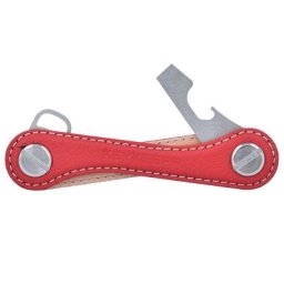 Keykeepa Leather Schlüsselmanager Leder 1-12 Schlüssel Schlüsselanhänger- & Etuis Rot