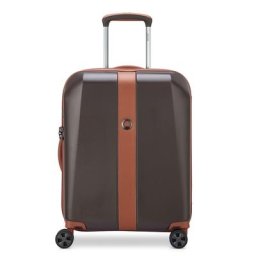 Delsey Promenade Hard 2.0 4-Rollen Kabinentrolley 55 cm Handgepäckkoffer Braun