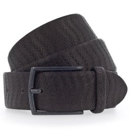 b.belt Matteo Gürtel Leder Grau Herren