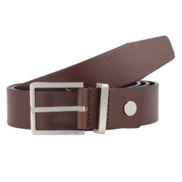 CALVIN KLEIN Casual Gürtel Leder Braun Herren
