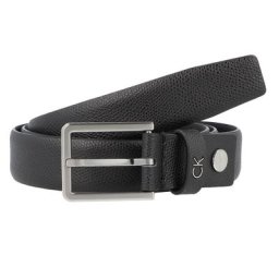 CALVIN KLEIN Formal Gürtel Leder Schwarz Herren