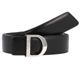 Davidoff Zino Gürtel Leder Schwarz Herren