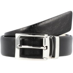 Davidoff Zino Gürtel Leder Schwarz Herren