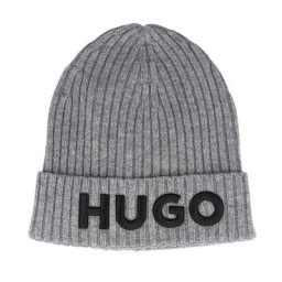 Hugo Boss Strickmütze 24 cm Mützen & Caps Grau
