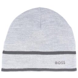 Hugo Boss Strickmütze Mützen & Caps Grau Herren