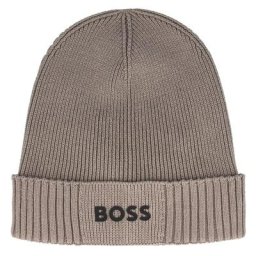 Hugo Boss Asic Strickmütze 23 cm Mützen & Caps Braun Herren