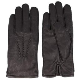 Hugo Boss T-Hanton Handschuhe Leder Braun Herren