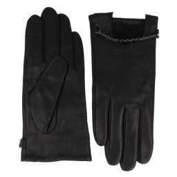 CALVIN KLEIN Re-Lock Handschuhe Leder Schwarz Damen