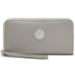 Kipling Basic Elevated Imali RFID Geldbörse 19 cm Portemonnaies Grau Damen
