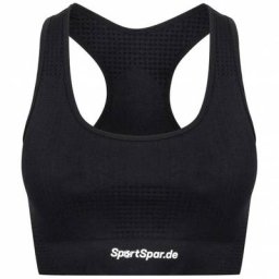 SportSpar.de"" SparMieze"" Damen Fitness BH schwarz
