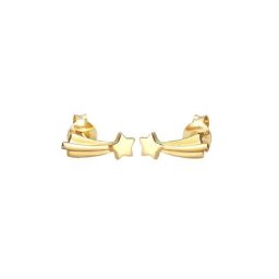 Elli Elli Ohrringe Basic Stecker Sternschnuppe Astro Look 925 Silber Damen