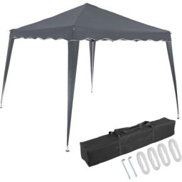 Pavillon Pop-Up 3x3m UV-Schutz 50+ wasserdicht faltbar inkl. Tasche Faltpavillon Zelt Capri