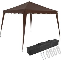 Pavillon Pop-Up 3x3m UV-Schutz 50+ wasserdicht faltbar inkl. Tasche Faltpavillon Zelt Capri