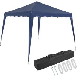 Pavillon Pop-Up 3x3m UV-Schutz 50+ wasserdicht faltbar inkl. Tasche Faltpavillon Zelt Capri blau
