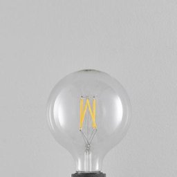 Arcchio LED-Lampe E27 8W 2.700K G125 Globe, Filament, klar