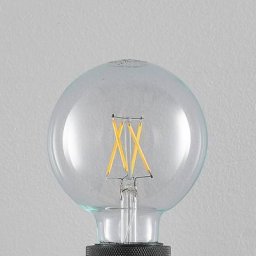 Arcchio LED-Lampe E27 4W 2.700K G95 Globe, Filament, klar
