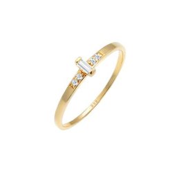 Elli DIAMONDS Elli DIAMONDS Ring Verlobung Topas Diamant (0.02 ct.) 585 Gelbgold Ringe Damen