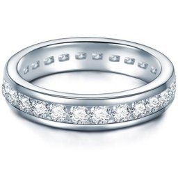 Trilani Ohrstecker Sterling Silber Zirkonia in Silber Ringe Damen