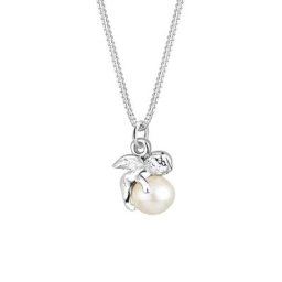 Elli Elli Halskette Engel Süßwasserzuchtperle 925 Sterling Silber Ketten Damen