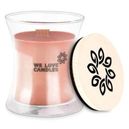 WE LOVE CANDLES Duftkerze Basic - Rhubarb & Lilly M 300g Kerzen