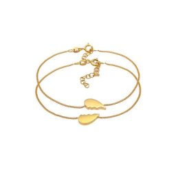 Elli Elli Armband Herz Gebrochen Friends Love 2er Set 925 Silber Armbänder & Armreife Damen