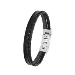 s.Oliver Armband für Herren, Edelstahl Herrenschmuck Weiss