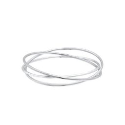Elli PREMIUM Elli PREMIUM Armband Armreif Dreifach Triple Verschlungen 925 Silber Armbänder & Armreife Damen