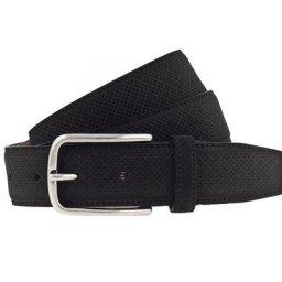 Vanzetti Gürtel Leder Schwarz Herren
