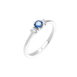 Elli Elli Ring Verlobungsring Zirkonia 925 Sterling Silber Ringe Damen