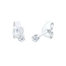 Elli DIAMONDS Elli DIAMONDS Ohrringe Basic Ohrstecker Diamant (0.06 ct.) 925 Silber Damen