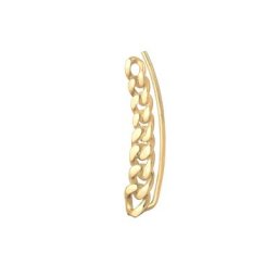 Elli Elli Ohrringe Single Earclimber Basic Blogger Trend 925 Silber Earcuffs Damen