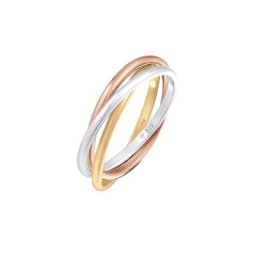 Elli Elli Ring Wickelring Trio Trini Basic 925 Silber Ringe Damen